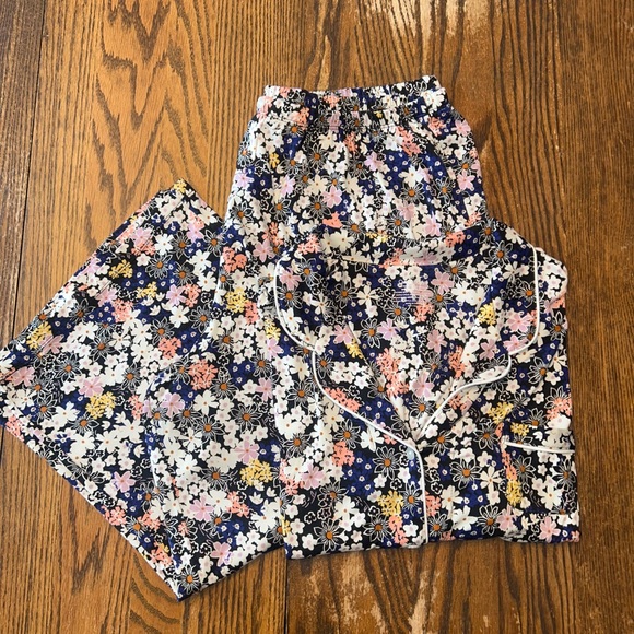 Cuddl Duds Floral Pajama Top - Multicolor - Picture 3 of 4